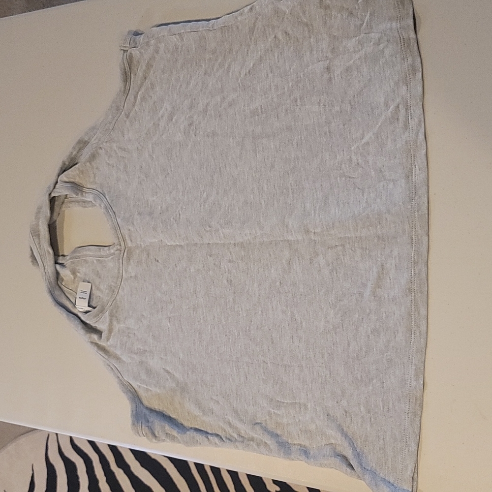 Daily ritual xl grey crisscross tank